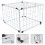 1Pc Household Cat Cage Practical Iron Car Cat Cage Practical Foldable Pet Cage 6
