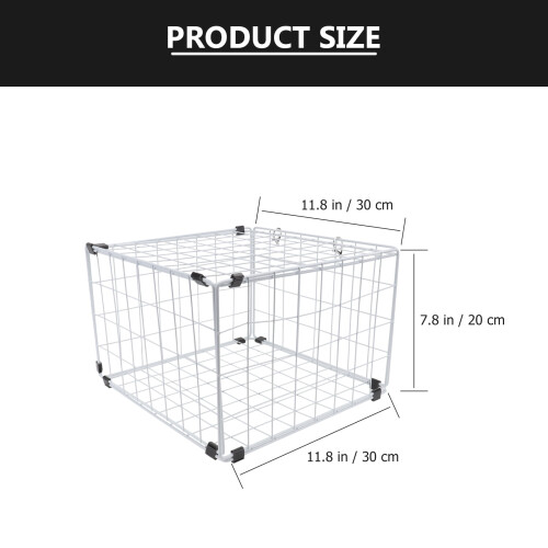 1Pc Household Cat Cage Practical Iron Car Cat Cage Practical Foldable Pet Cage 1