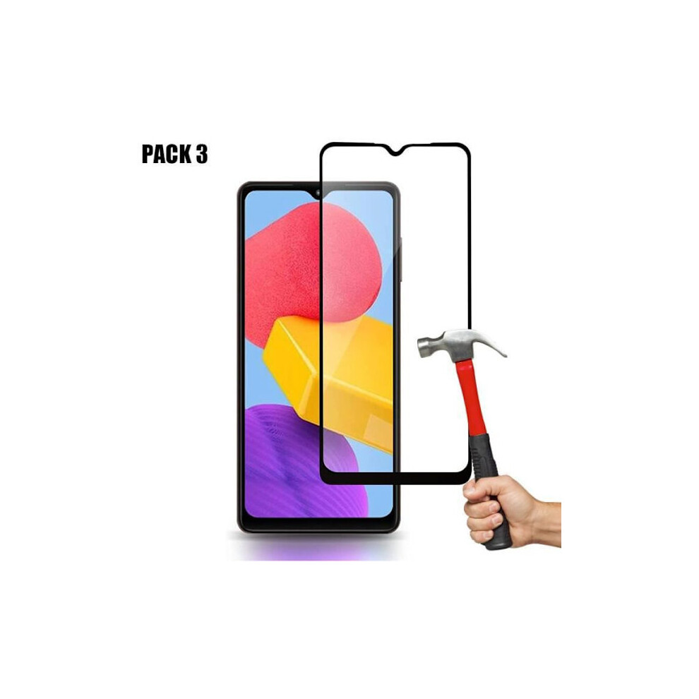 Tempered Glass - Compatible With Samsung - Galaxy M13/M23 5G/M33 5G - Screen Protector - Shockproof - 9H Transparent With Edge Black 9175034103933