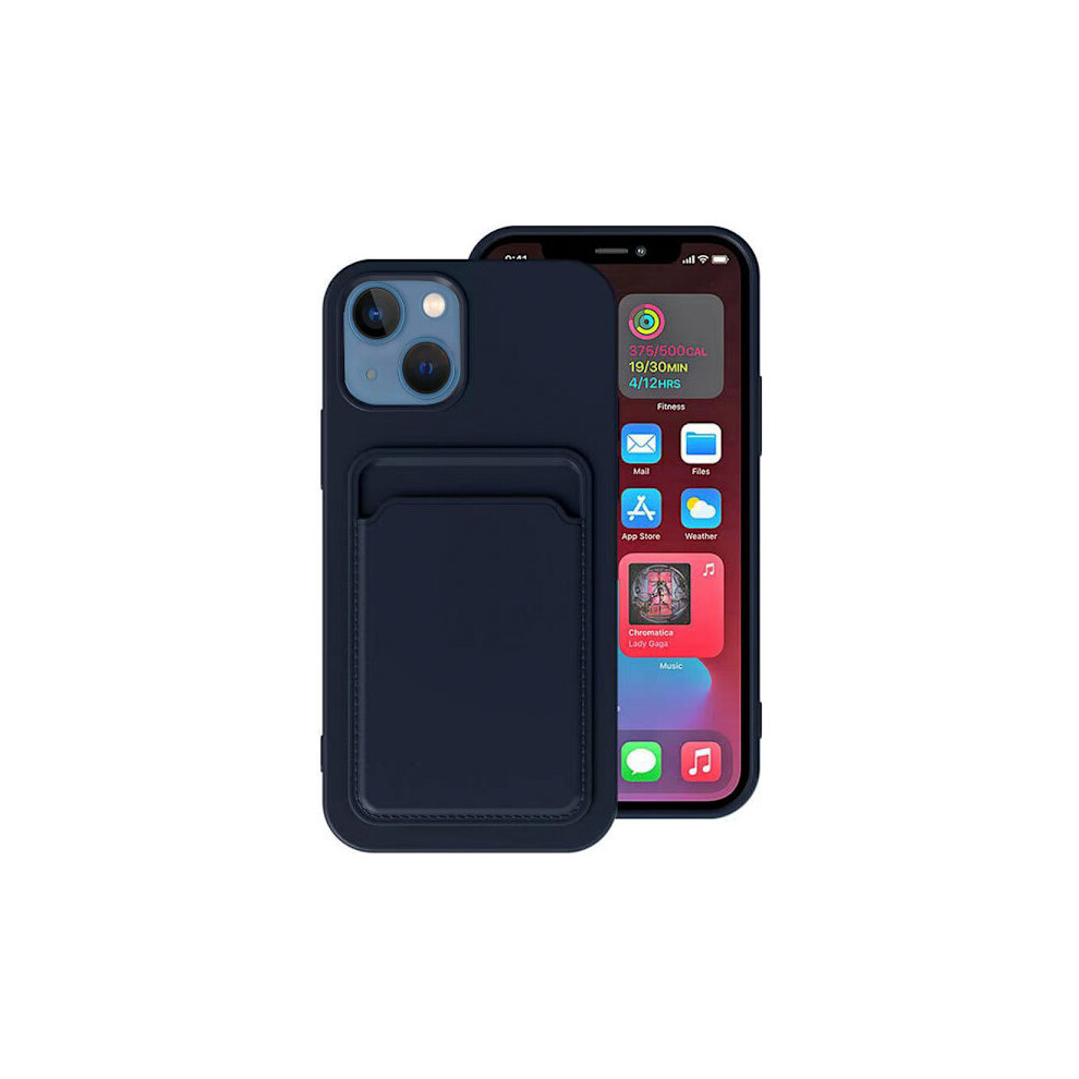 Case With Card Slot - Compatible With Iphone 14 Dark Blue 9175034104237
