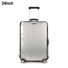 Gerich 24 inches PVC Suitcase Covers, Transparent Travel Luggage Waterproof Dustproof Suitcase Cover Suitcase Cover Protectors Washable Bag