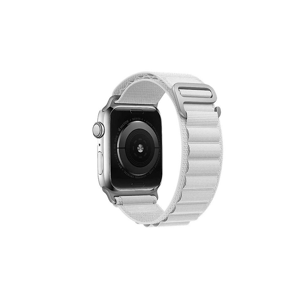 Alpine Loop Band Compatible With Apple Watch 49Mm 44Mm 40Mm 45Mm 41Mm 42Mm 38Mm, Iwatch Ultra Series 7 6 3 8, White 9175034104145