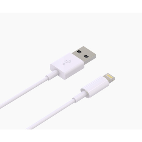2M Lightning Fast Charger Cable For compatible with iPhone White iOS14 1-Pack