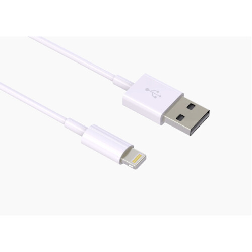 2M Lightning Fast Charger Cable For compatible with iPhone White iOS14 1-Pack 1