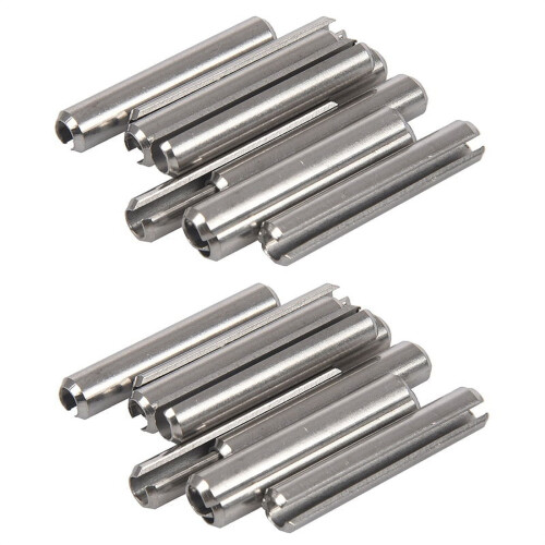 20Pcs M5X30mm 304 Stainless Steel Split Spring Roll Dowel Pins