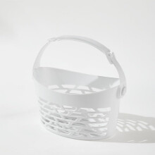 Plastic Clothes Drying Clips with Basket Clamp for Socks, Quilts, Bed Sheets, Windproof White