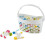 Plastic Clothes Drying Clips with Basket Clamp for Socks, Quilts, Bed Sheets, Windproof White 2