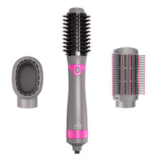 Hot Air Brush Dryer and Volumizer 3 in 1 Styler with Ceramic Barrel and Frizz Reduction Technology