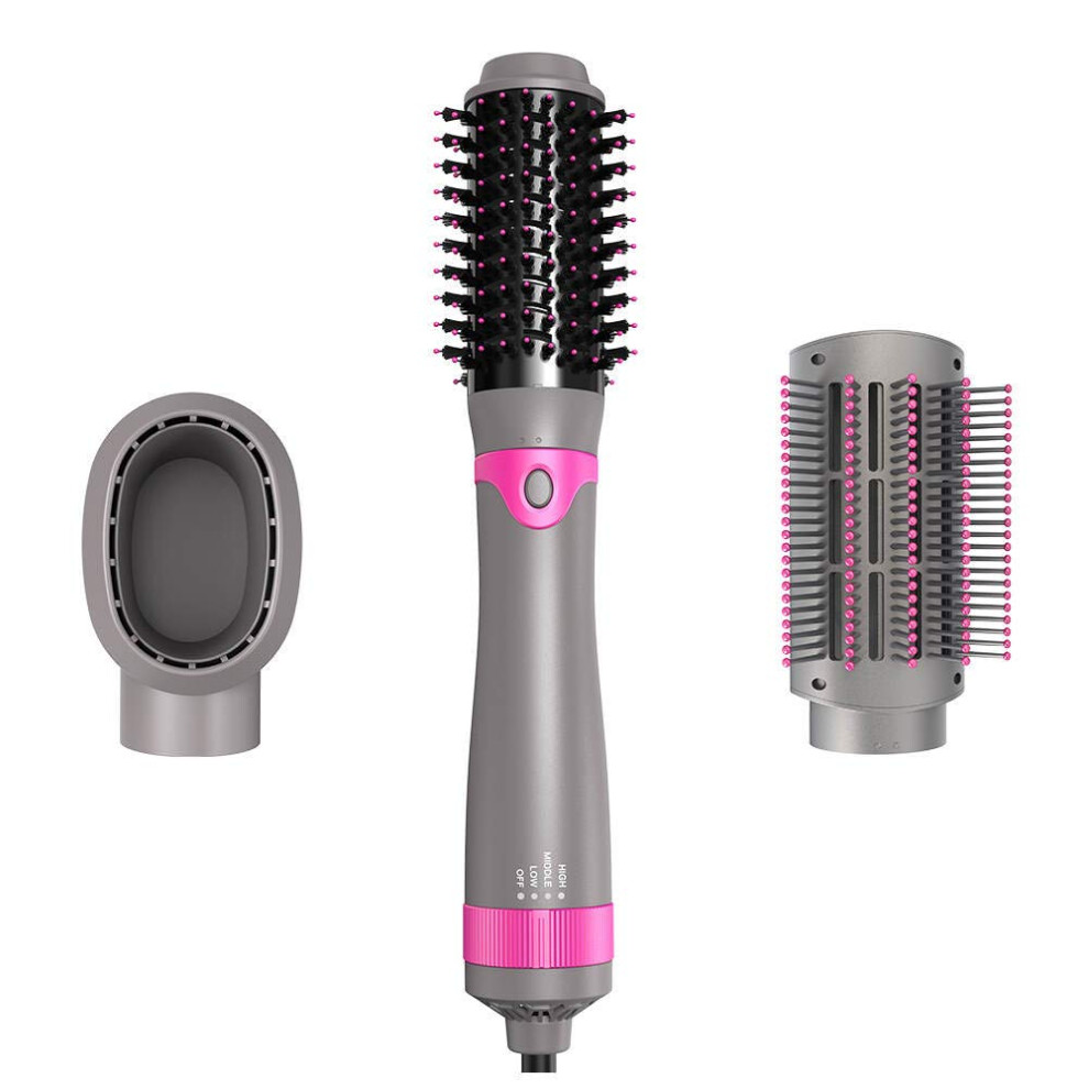 Hot Air Brush Dryer and Volumizer 3 in 1 Styler with Ceramic Barrel and Frizz Reduction Technology