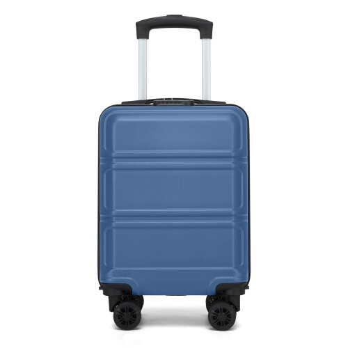 15″ Lightweight ABS+PC Hard Shell Cabin Suitcase with Removable Spinner Wheels 45*30*20 cm 1