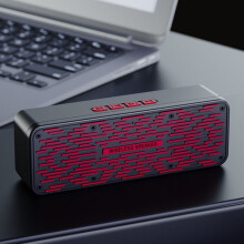 Gnobogi S19 Trådløs Bluetooth-højttaler med subwoofer, bærbar højttaler til udendørs, rejser, hjem, fest, camping, kompatibel med enheder
