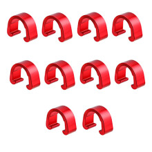 10 stuks fietsremkabelklemmen, rem- en schakelklemmen, rood