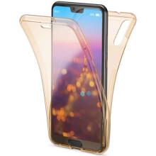 Ag luí le Huawei P30Lite | Cás Silicone TPU 360 | Cosaint Lánchlúdaigh Óir