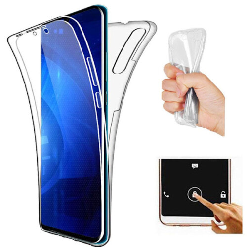 Compatível com Huawei P30 Lite | Capa de silicone TPU 360 | Proteção total dourada 1
