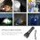 YiFudd P50Επαναφορτιζόμενος φακός USB από κράμα αλουμινίου, ισχυρός φακός εξωτερικού 4
