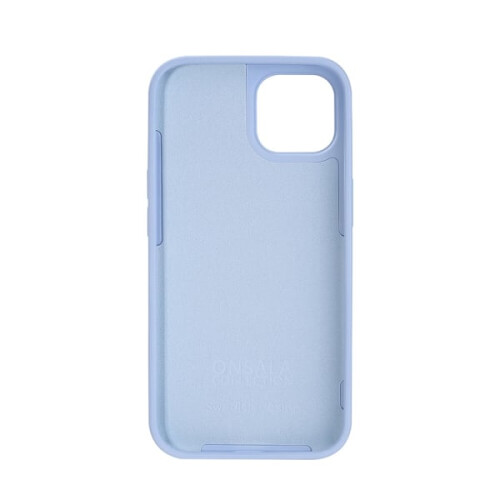 Capa de silicone azul claro ONSALA compatível com iPhone 13/14 2