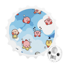 Kirby magnetický otvírák na lahve s magnety na ledničku, nálepka, jedinečný dárek pro milovníky kempování, skvělé vychytávky, venkovní