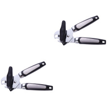 Lot de 2 outils de cuisine ouvre-bouteilles en acier inoxydable pour bocaux à vin et bouteilles.