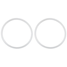 Lot de 2 joints d'étanchéité pour autocuiseurs, diamètre intérieur 22 cm, blancs