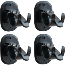 Clips de suspension sans perçage pour tringle à rideaux, tringle romaine, tringle de douche - Compatibles avec les barres horizontales de diamètre