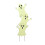 Πινακίδες αυλής Fridja Luminous Ghosts 24x36 ίντσες για το Halloween (3 τεμάχια) 2
