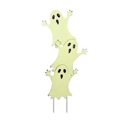 Πινακίδες αυλής Fridja Luminous Ghosts 24x36 ίντσες για το Halloween (3 τεμάχια) 1