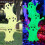 Πινακίδες αυλής Fridja Luminous Ghosts 24x36 ίντσες για το Halloween (3 τεμάχια) 4