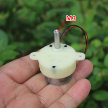 Motorredutor silencioso DC6V5RPM de alto torque e baixa velocidade, com caixa de engrenagens para frente e para trás, diâmetro do eixo de 5 mm.