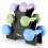 KM-Fit 12 kg dumbbell set with stand 1