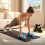 KM-Fit 12 kg dumbbell set with stand 7