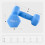 KM-Fit 12 kg dumbbell set with stand 10