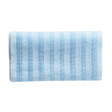 Exfoliating Body Scrub Towel for Dead Skin Removal and Deep Cleansing, Fast Drying Bath Cloth for Men and Women, Light Blue 42x10 Inches