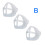 3D Mask Bracket Silicone Insert for Comfortable Breathing and Makeup Protection, 3pcs Reusable Face Mask Support Frame 2