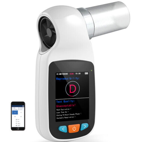 Spirometer Bluetooth Enabled Lung Capacity Monitor 1