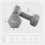 KM-Fit 18 kg dumbbell set with stand 10