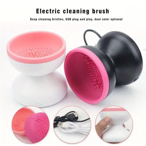 Electric Makeup Brush Cleaner Machine USB Automatic Portable Tool for All Size Cosmetic Brushes 2