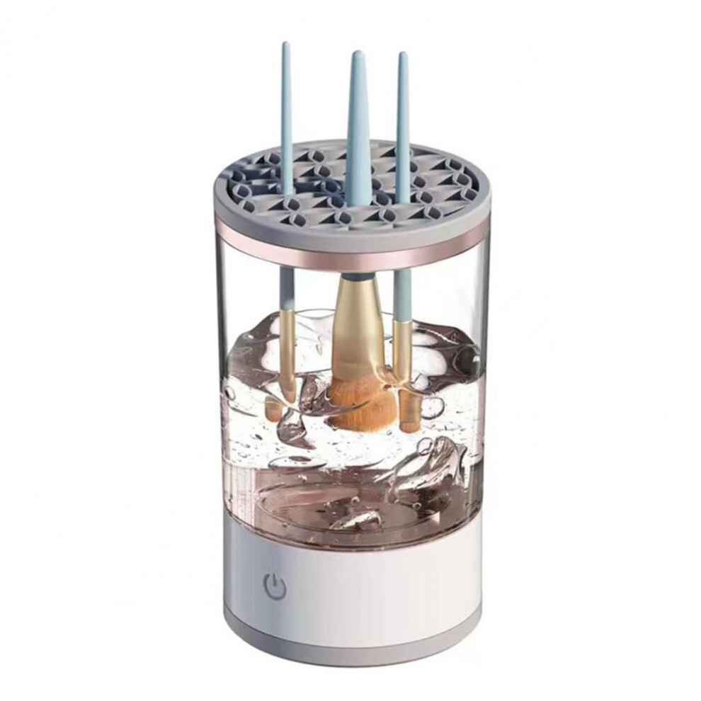 Electric Makeup Brush Cleaner Spinner Dryer for All Size Cosmetic Brushes, Automatic Cleaning Tool