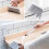 2 Pack Broom and Dustpan Set for Efficient Floor Sweeping, Compact Design, White 4
