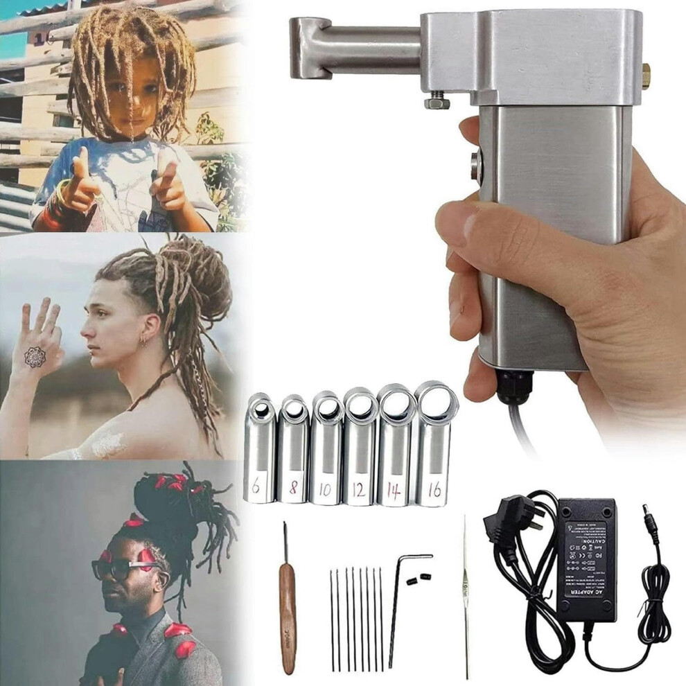 Unisex Automatic Hair Braiding Machine 8Mm Instant Dreadlock Maker For Human Hair With Fast Loc Installation