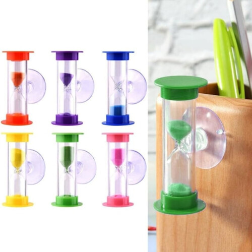 2 Minute Shower Timer Suction Cup Bathroom Countdown Hourglass No Batteries Needed Funny Bath Accessory Orange 2