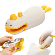 Mini Bag Sealer 3in1 Portable Vacuum Food Sealing Machine for Plastic Snack Bags Rechargeable Kitchen Gadget
