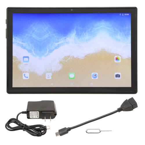 HD IPS Display Tablet Android 12 1920x1200 Resolution 10 Inch Octa Core Processor Dual Camera 8MP Front 20MP Rear Fast Charging Type C Expandable