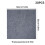 Living And Home (Grey, 30x30cm) 20pcs Polyester No-Residue Self-Adhesive Carpet Tiles 6