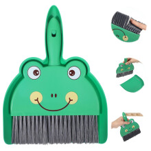 Mini Dustpan and Brush Set for Desktop Cleaning, Portable Hand Broom for Tabletop and Keyboard Debris