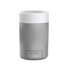 Pet Paw Cleaning Cup with Soft Silicone Brush for Easy Foot Wash and Grooming, Grey