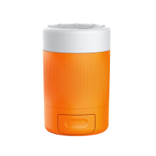 Durable Pet Paw Washing Cup with Detachable Brush for Dogs and Cats, Easy Clean ABS, Orange