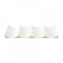 European Style Wine Rack Countertop Plastic Wine Bottle Display Mat Can Easy Stacker Storage Rack For Kitchen (White)