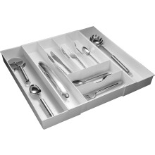 Expable Silverware, Utensil Cutlery Kitchen Drawer Organizer Tray, Extra Wide