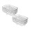 Xubond Kitchen Essentials, Multi Layer Stainless Grill Square Air Fryer Rack Stackable Dehydrator Accessories Instant Barbecue Grill, Grill 1