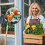 Ξύλινο κρεμαστό κόσμημα με αριθμό πόρτας AutumnNew Harvests, στρογγυλό, διακοσμητικό 6
